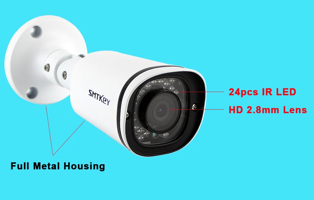 SMTKEY H.265 DC 12 В/48 в POE 2,8 мм ip-камера 2MP/4MP/5MP/8MP аудио IPC Onivf Xmeye приложение для NVR или POE системы безопасности