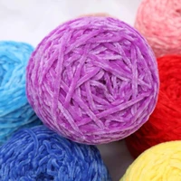 240gbal chenille pile yarn canary wool hand knitted sweater coat thread hat bag hook shoe thread thick yarn
