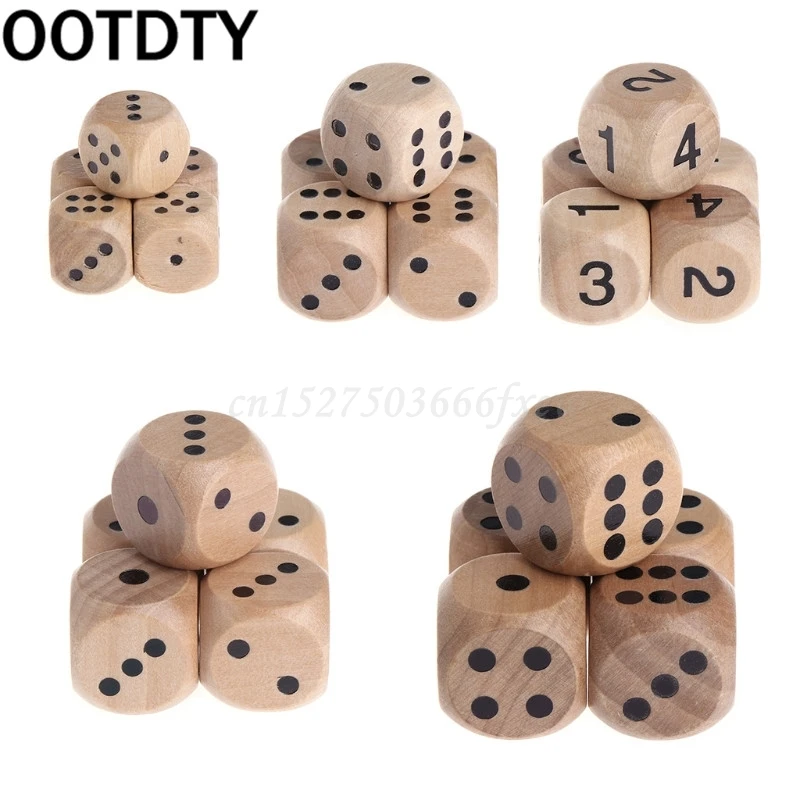 6 шт./набор вечерние деревянные кубики для Маджонга|Кубики| |
