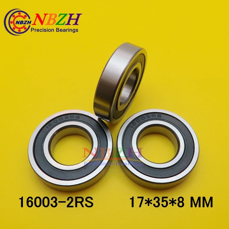 Шарикоподшипники с глубоким желобом 16003 2RS 16003ZZ 17*35*8 мм 1 шт.|bearing bearing|bearing groovebearing 3 mm