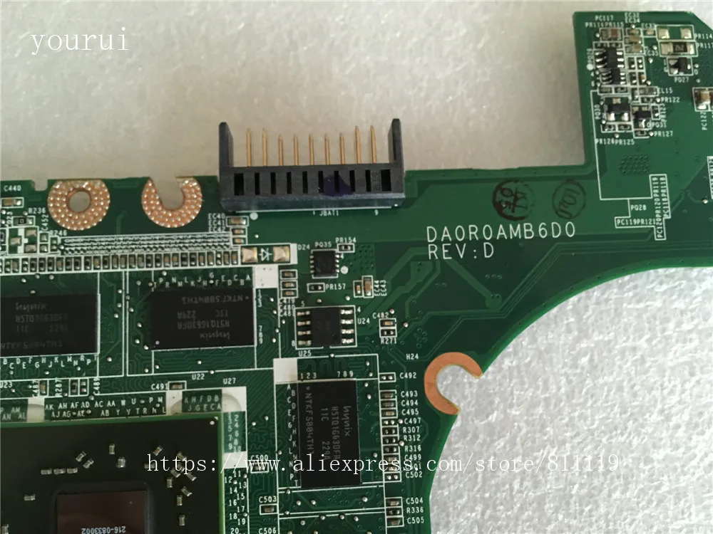 yourui для dell inspiron m421r 5425 laptopmotherboard cn 013rtp 013rtp 13rtp da0r0amb6d0 ddr3 тесты х