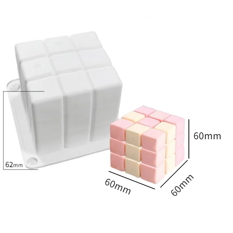 3D Асимметричная силиконовая форма для свечей ароматерапии сделай сам материал