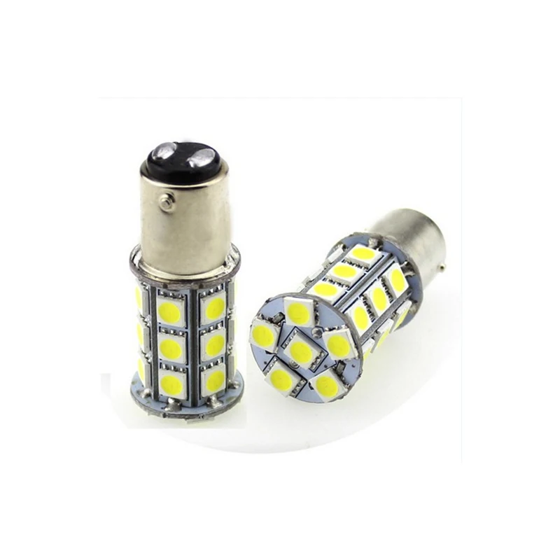 4 шт. 5050 1156 BA15S 27SMD Белый светодиодный лампа P21w R5W R10W 1157 светодиодный лампы сигнала поворота Фары заднего хода автомобиля светильник Хвост Парковка