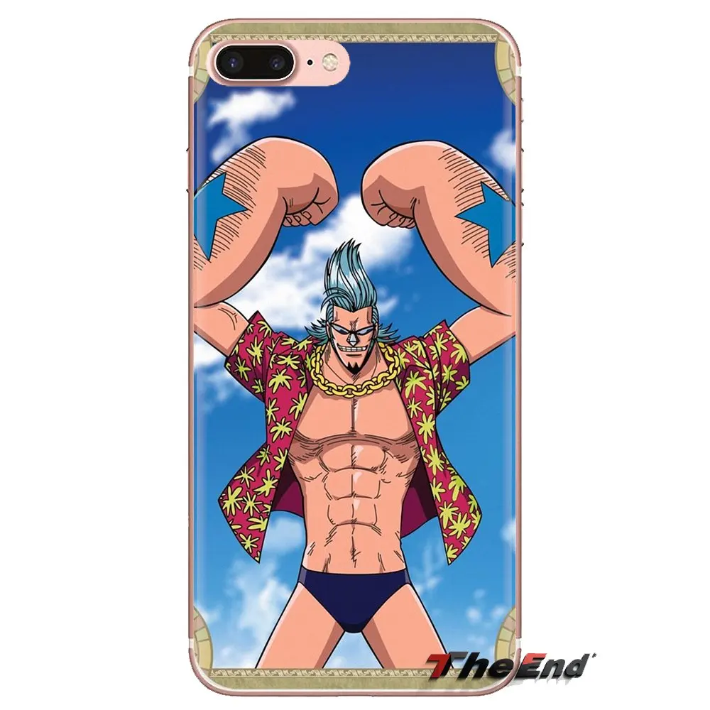 Аниме one piece Franky TPU прозрачная сумка чехол для sony Xperia Z Z1 Z2 Z3 Z5 compact M2 M4 M5 E3 T3 XA Aqua LG G4 G5