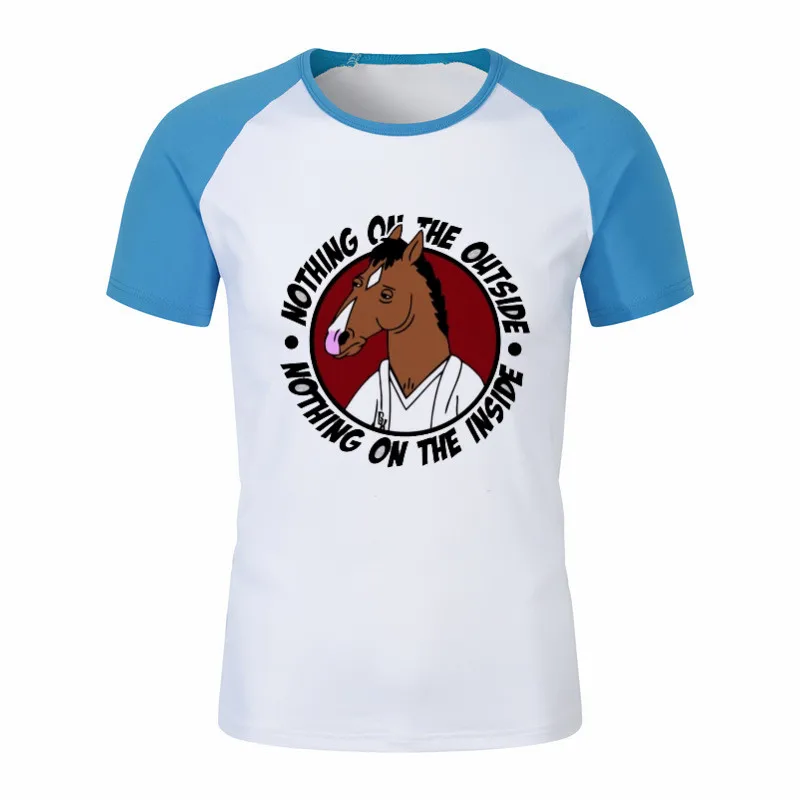 Famous Movie Bojack Horseman T Shirt for Men and Women Summer Fashion Male O Neck Print T-Shirts Streetwear Unisex Graphic Tees
