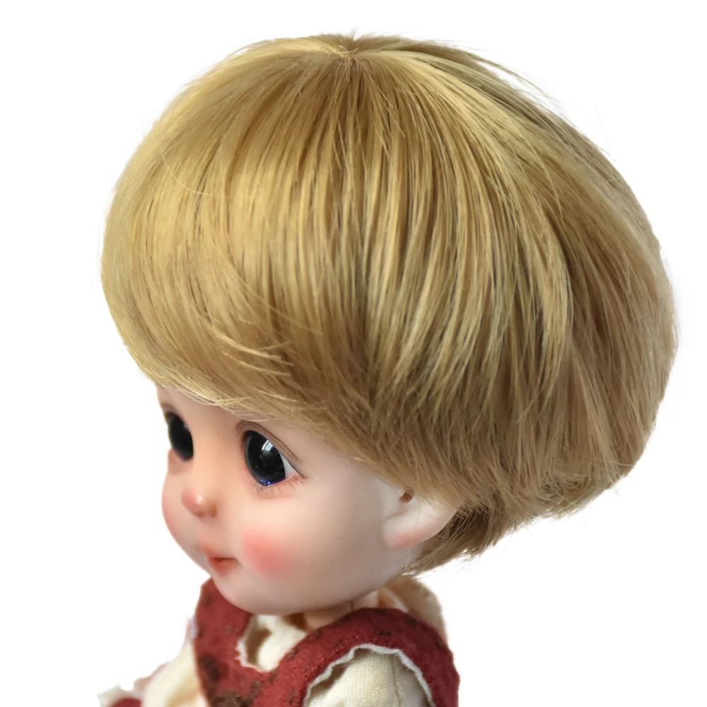 Парик для шарнирной куклы 1/8 короткие челки голова Бобо прямые волосы сделай сам