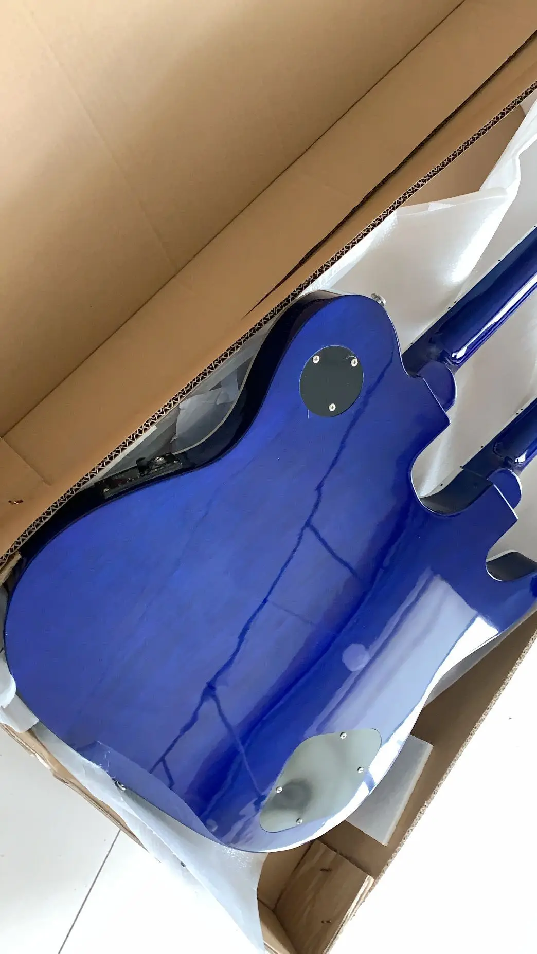 Оптовая продажа гитар под заказ левшей двойной шейный электрогитара высшего