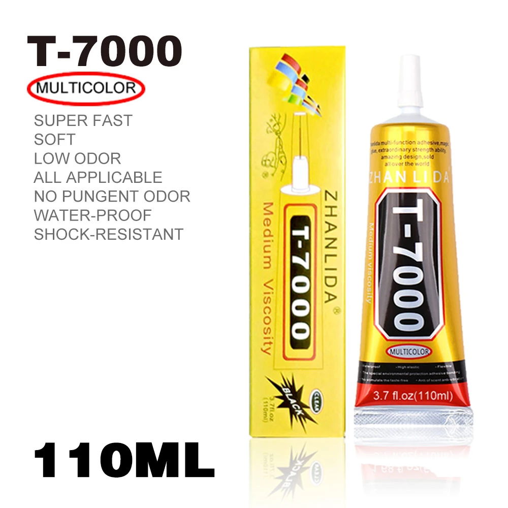 110 мл T7000 клеи многоцелевые супер T 7000 черные жидкие эпоксидные для поделок