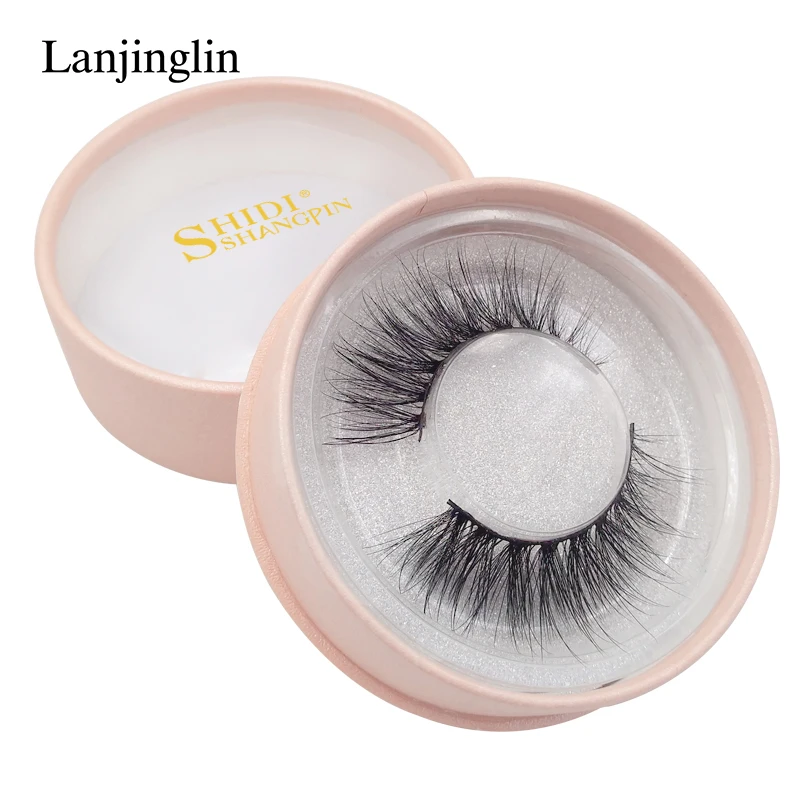 LANJINGLIN lash 3d норка наращивание ресниц крест накладные ресницы 1 коробка