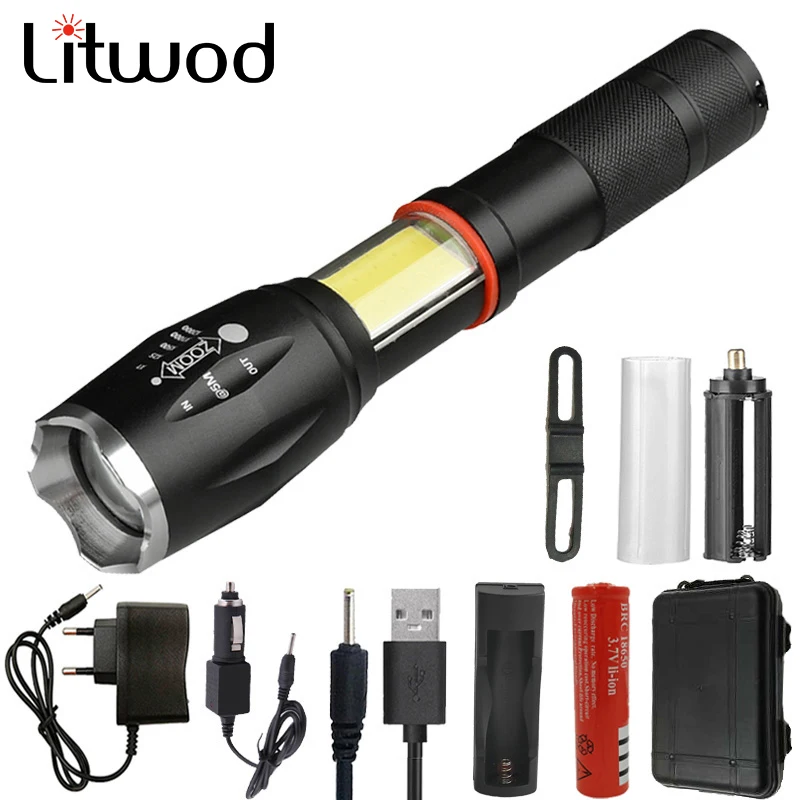 Новый мощный светодиодный фонарик Litwod Z20 головной фсветильник рь для велосипеда