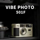 Новая немецкая камера VIBE 501F, многоразовая неодноразовая пленочная камера в стиле ретро, пленка 135 с вспышкой, чернаякраснаяшампанское, серебристаярозовая