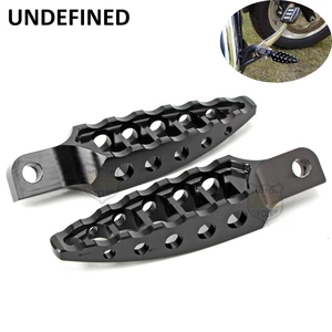 Motorcycle Foot Pegs Black CNC 45 Degrees Footrest Male Mount For Harley Sportster 883 Dyna Softail Fatboy Touring Road Glide