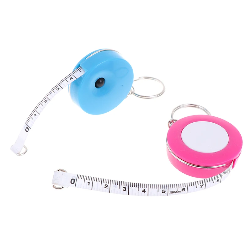 

1 Piece Portable Tape Measure Retractable Ruler Children Height Ruler Centimeter Inch Roll Tape Girls Gifts 150cm/60"