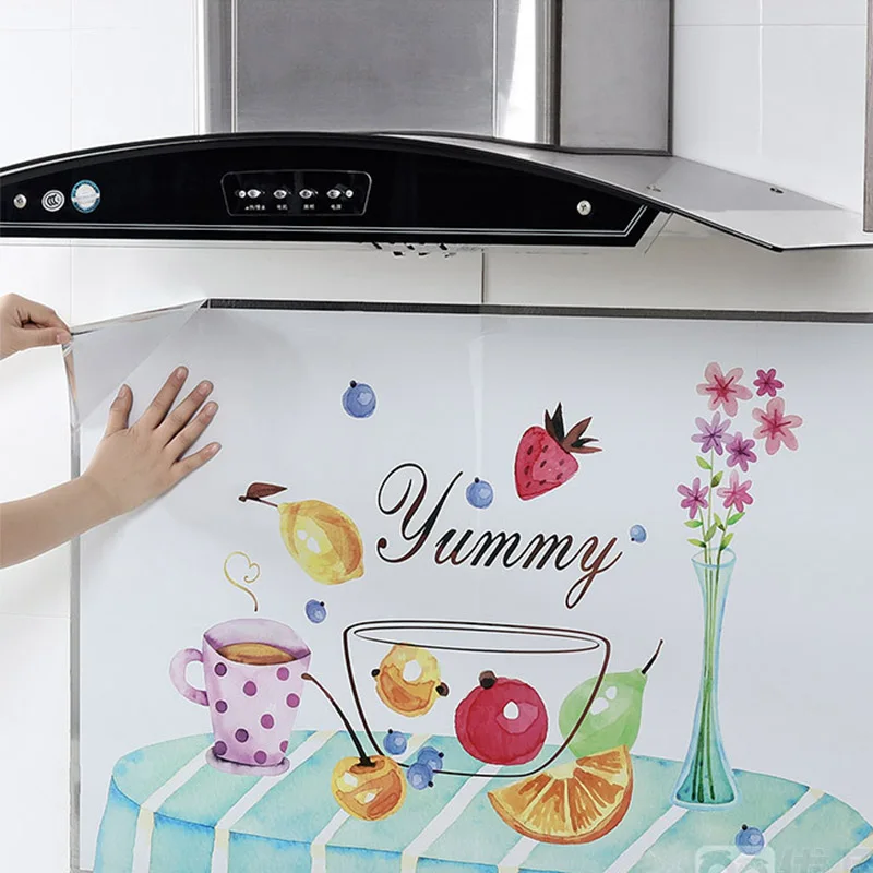 60*90 см Кухня маслостойкие кирпичные наклейки на стену бытовой шкаф плита высокая