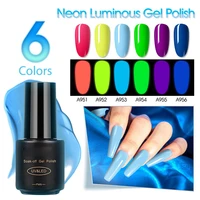 luminous nail polish glue glow in dark uv acrylic nail gel phototherapy nail beauty nail art supplies for diy manicure cin6 899