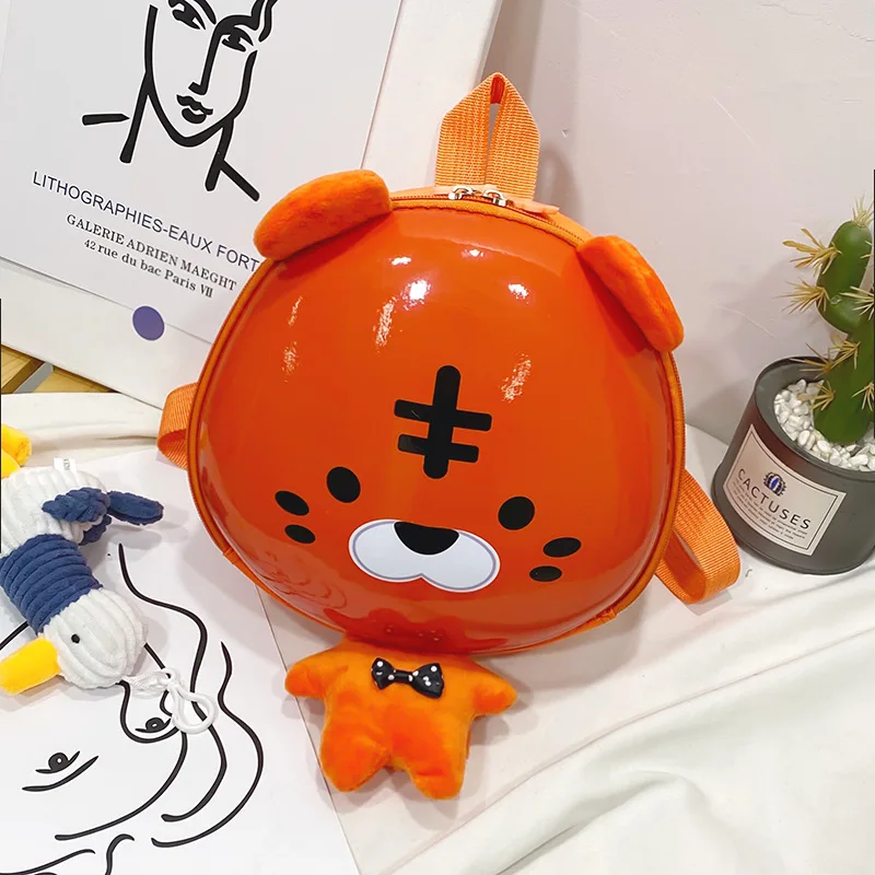2021 New Cartoon Animal Kindergarten Baby School Bag For Kids Small Hard Shell Backpack Bags Children Eggshell School Bag