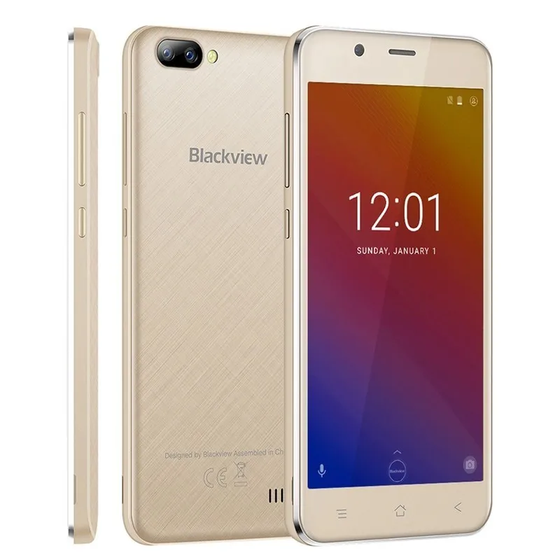 Blackview A7 смартфон с четырёхъядерным процессором MT6580 ОЗУ 1 ГБ ПЗУ 8 Android 7 0 3 камеры 3G