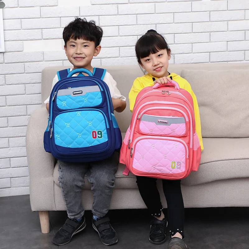 Boys Children Orthopedic Schoolbags for 2023 And Girls Lightweight Wearable Nylon School Bags For Teenagers Breathable Backpack