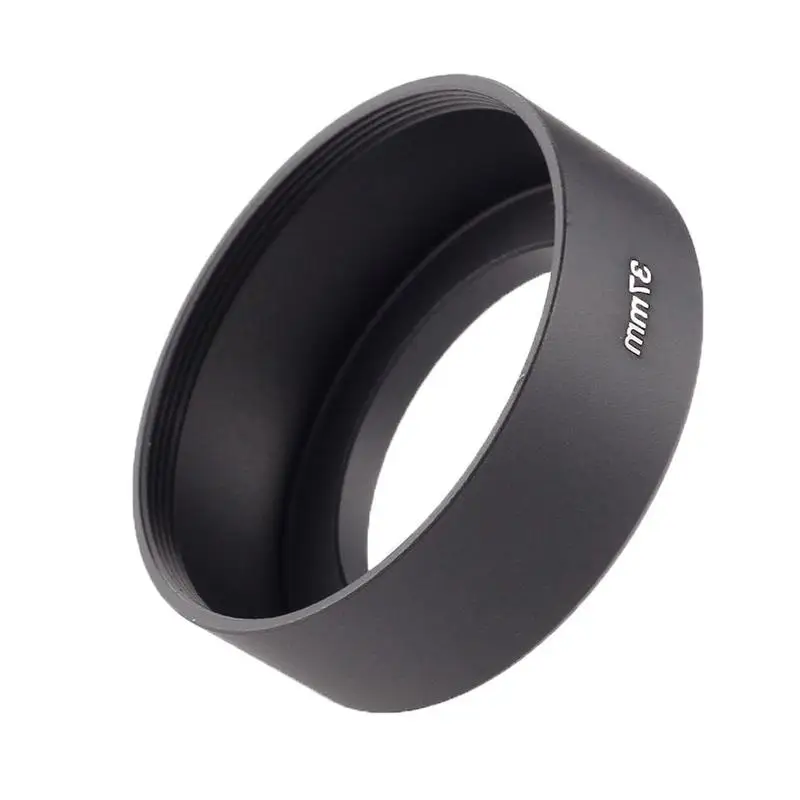 37 мм универсальная черная Резьбовая металлическая бленда для объектива камеры