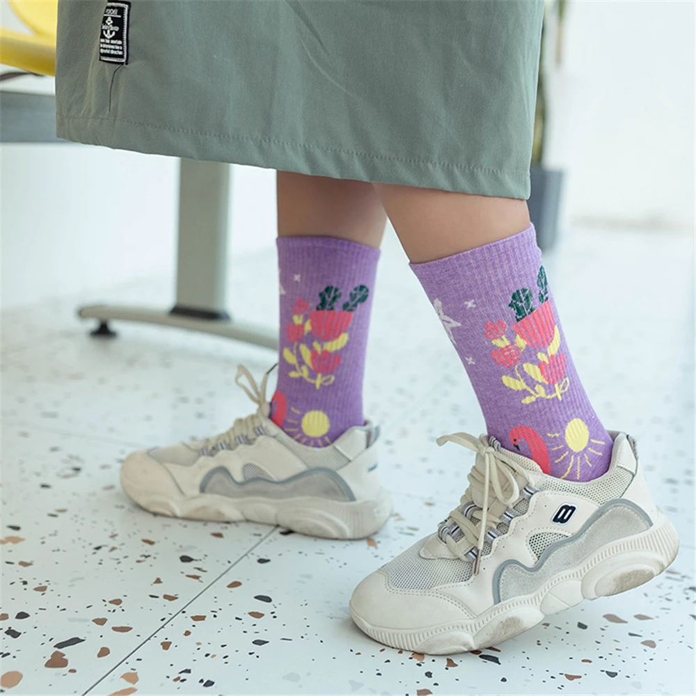 INS новые милые носки с героями мультфильмов японский корейский каваи хлопок