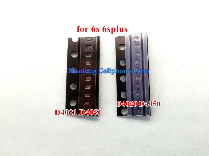 

100sets/lot (200pcs )D4021 D4051 + D4020 D4050 for iPhone 6S/6SPlus LED BACKLIGHT DRIVER Glass Booster Back light Diode 2pins