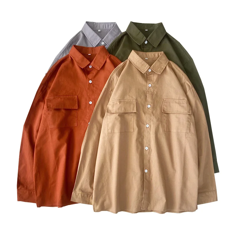 

Duckwaver Women Solid Color Cotton Long Sleeve Blouse Loose Single Breasted High Quality Comfort Shirts For Women Feminina Blusa