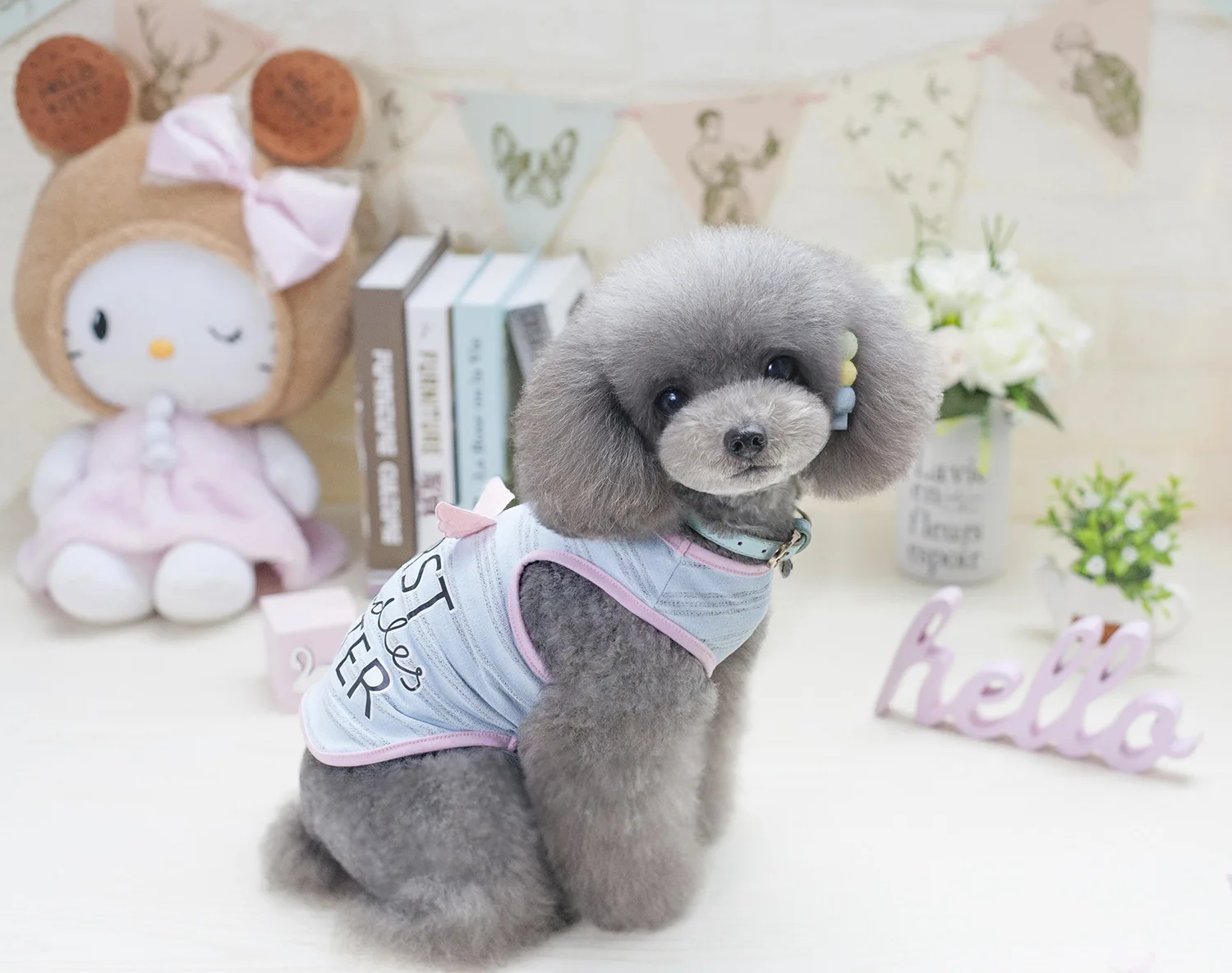 

Cat T-shirt Soft Cotton Puppy Dogs Clothes Cute Pet Dog Clothes Cartoon Pet Clothing Summer Shirt Casual Vests for Small Pets