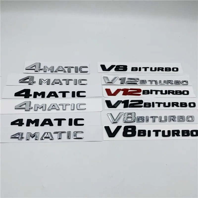 Для Mercedes Benz A B C E G S ML SL CL GLA CLA класс AMG 4matic V8 V12 Biturbo багажник с принтом цифр и букв С