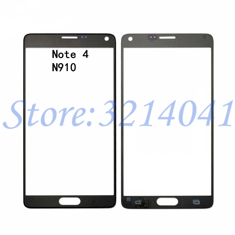 Для Samsung Galaxy Note 1 2 3 4 5 N7000 N7100 N900 N910 N920 Note4 Note5 передняя внешняя стеклянная линза