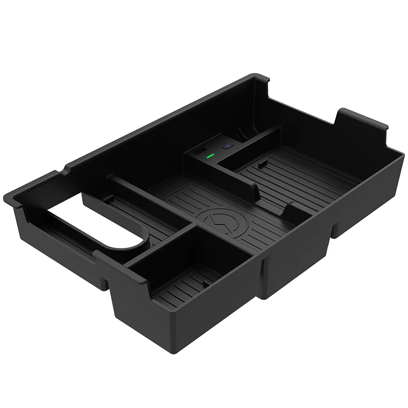 

Car Wireless Charger for Toyota- 2007-2021 Accessories Center Console Storage Box Phone Wireless Charging Pad Mat