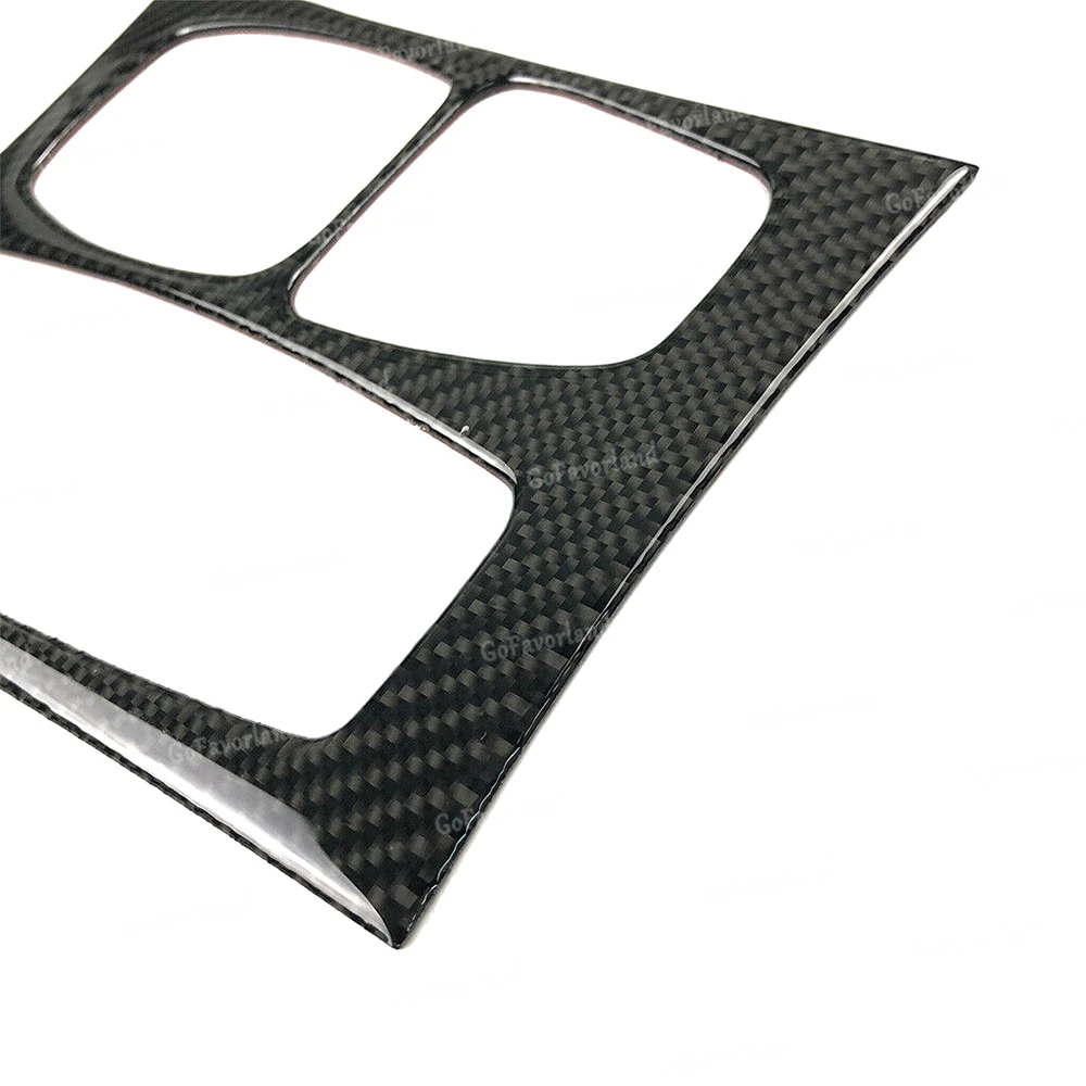 Углеродное волокно черная коробка переключения передач панель наклейка для BMW X5