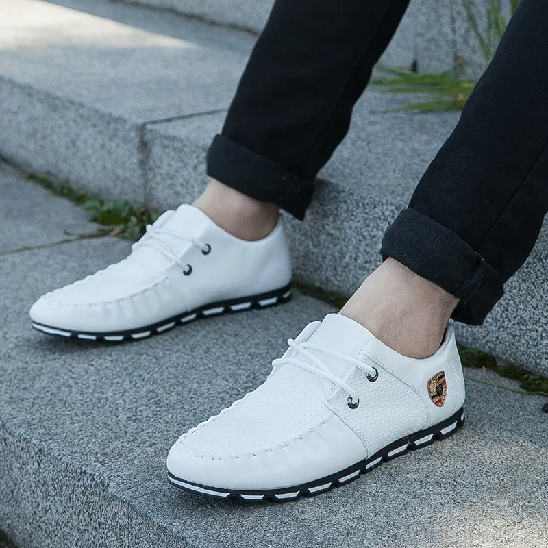 

Mlcriyg New Driving Flat Man Track Shoes Non-slip Casual Sports Shoes 2021 Italy Flat Korean Version Of Men's Peas Soft Shoes