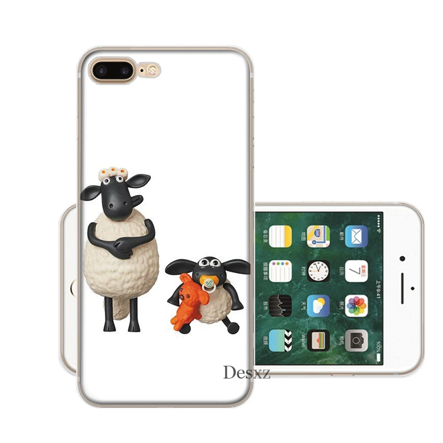 H8 Мобильный телефон чехол для iPhone 7 8 6 6s Plus iPhone 11 Pro X XS Max XR 5 5S SE жесткий чехол Shaun овечья оболочка - Цвет: H8