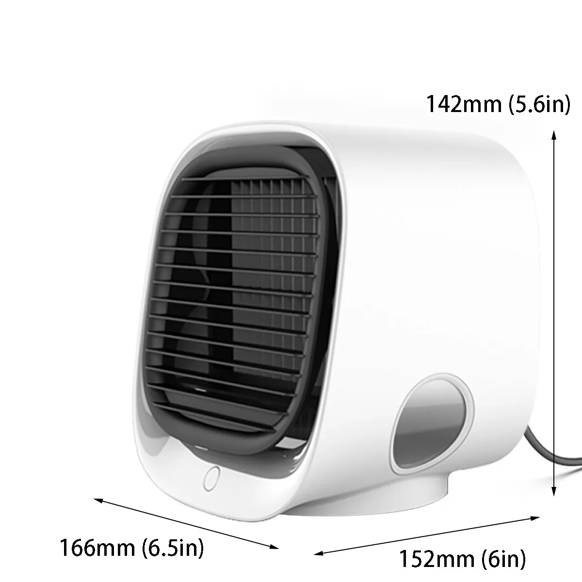 

Home 5V Mini Portable Air Conditioner 3 Colors Light Conditioning Humidifier Purifier USB Humidification Cooler with Water Tank