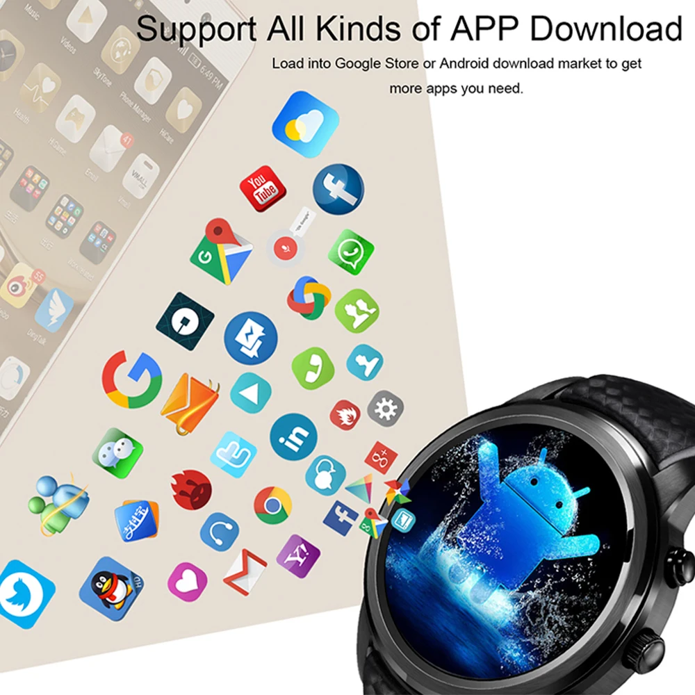 Lem5 android носить водонепроницаемые умные часы IOS aplle reloj inteligente Смарт hombre montre