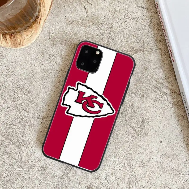 

ZFGHSHYQ Soft Kansas City Cover Chiefs Phone Case For Iphone 6 6s 7 8 Plus XR X XS XSmax 11 12 Pro Mini Max
