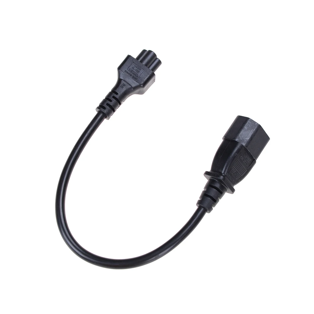 HUXUAN 20 см IEC 320 C14 штекер для C5 Женский Кабель адаптер 3 Pin Micky PDU UPS шнур