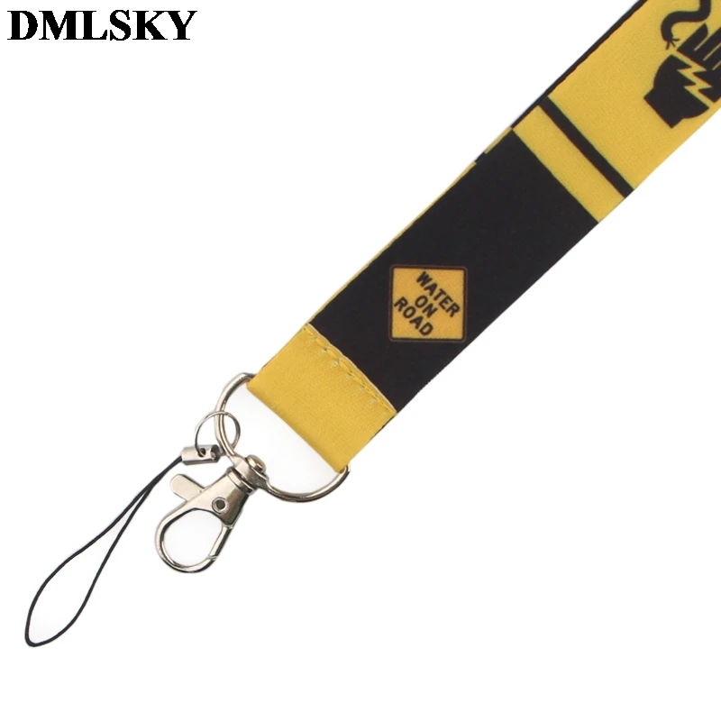 DMLSKY Предупреждение ительный ЗНАК Забавный шнурок для телефона не прикасайтесь к