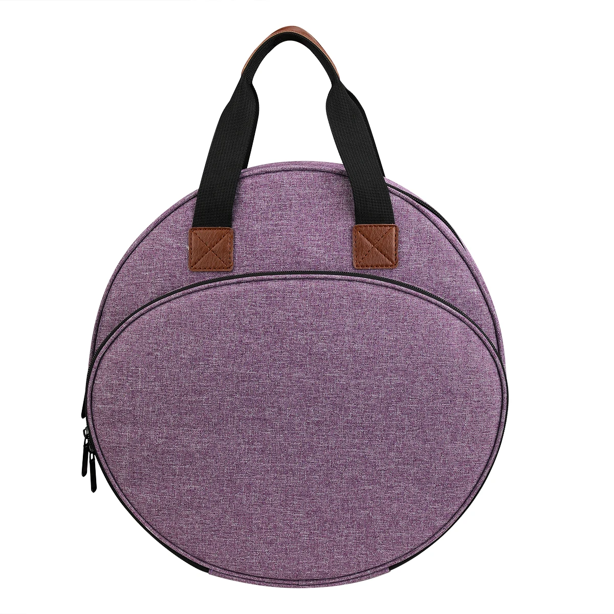 Bolsa de hilo de bordar con Hojas de arce, bolsa circular bordada redonda, bolso de mano de punto de Color azul, accesorios de costura, 2021-2