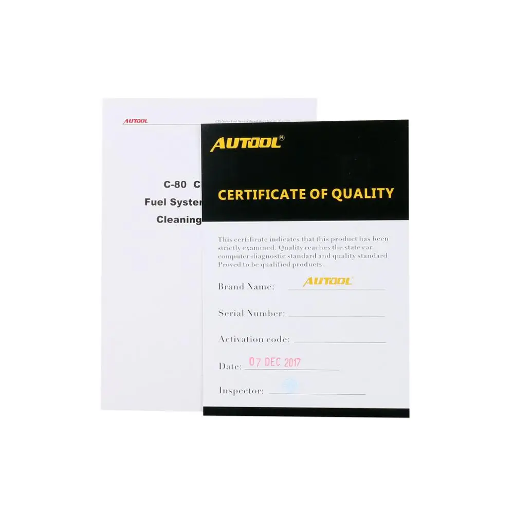 Очиститель автомобильного инжектора AUTOOL C80 неразборный очиститель топливного