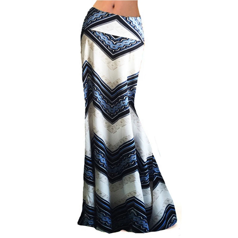 

2021 Spring/Summer New Skirt Women Package Hip Skirts Sexy Striped Maxi Nightclub Party Skirts Slim Long Skirts Large Size