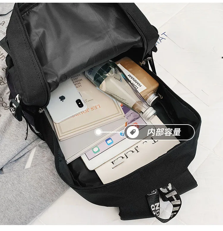 Радужный рюкзак USB Сумка дорожная школьная светящаяся сумка для книг модная
