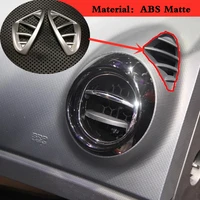 for renault captur 2013 2014 2015 2016 abs matte car air condition outlet vent frame cover trim car styling accessories 2pcs