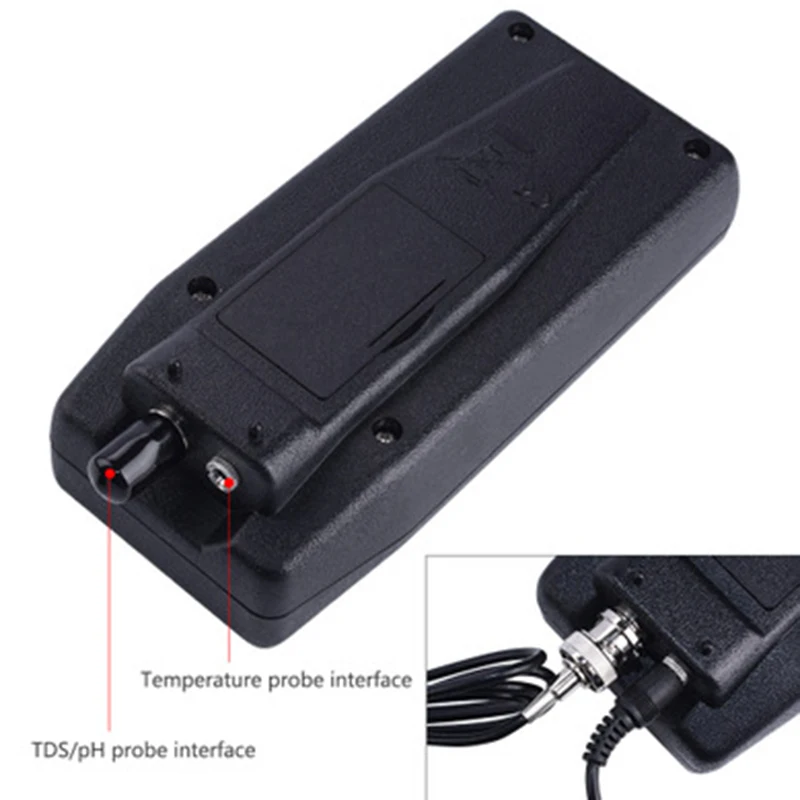 

3-in-1 High Accuracy Portable PH/MV/Temp Meter + Replaceable PH & ORP Electrodes + Temperature Probe
