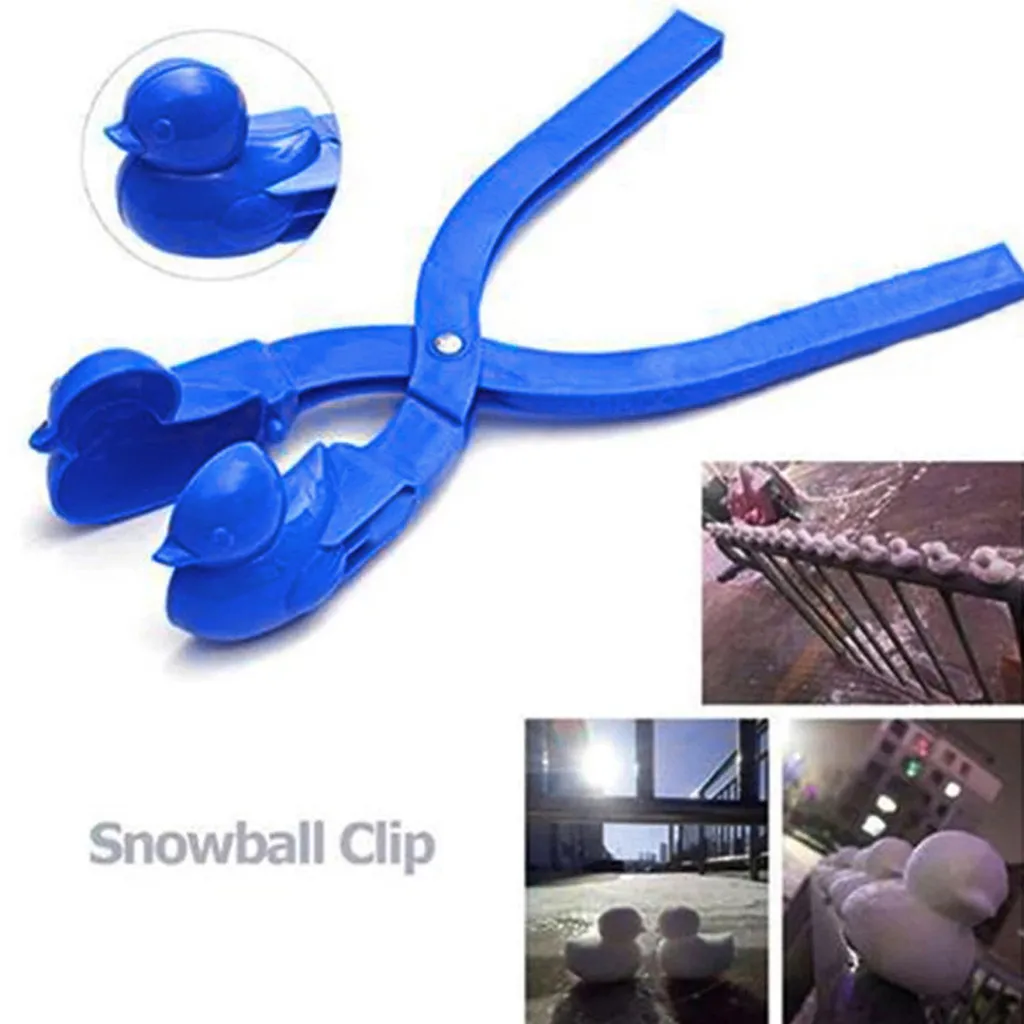 4PC Cartoon Lovely Duck Shaped Snowball Maker Clip Children Outdoor Winter Snow Sand Mold Tool Kids | Игрушки и хобби