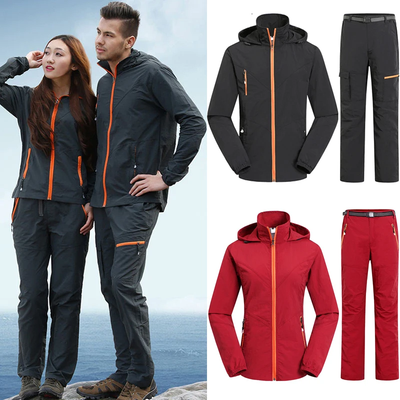 22 стиля мужские и женские походные водонепроницаемые флисовые куртки + брюки