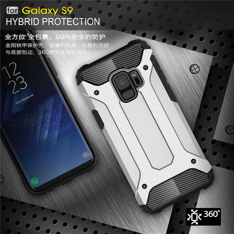 Чехол-броня для samsung Galaxy A50 задняя крышка телефона силиконовый чехол-бампер
