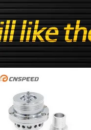 CNSPEED Универсальный электронный турбо предохранительный клапан автомобиля поддельные дампа клапан аналоговый звук BOV YC100387