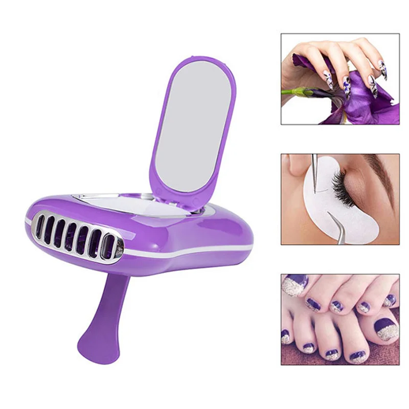 1pc USB Mini Air Conditioning Fan for Eyelash Extension Blower Lashes Fans Grafted Eyelashes Dedicated Dryer Beauty Makeup Tools