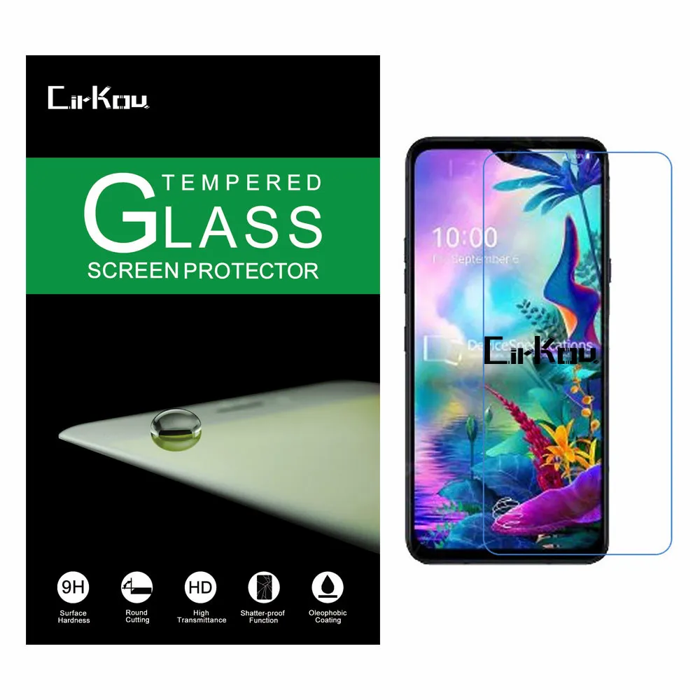 Защитная пленка для экрана из закаленного стекла cirkou LG G8X ThinQ 2.5D Arc Edge 0 33 мм 9H